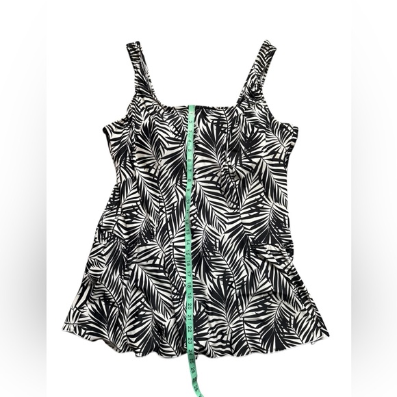 MAXINE OF HOLLYWOOD plus size 24W Palm Retreat Empire Swim Dress One Piece . - Picture 6 of 8